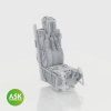 1/48 F-16CM ACESS II Ejection Seat with seat belts - rec. for GWH