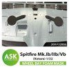 1/32 Spitfire Mk.Ib/IIb/Vb Wheel bays - FOAM flexibel express fit mask for Kotare