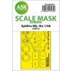 1/48 Spitfire Mk.IXe one-sided express fit mask for Airfix