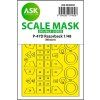 1/48 P-47D Razorback double-sided express fit mask for MINIART