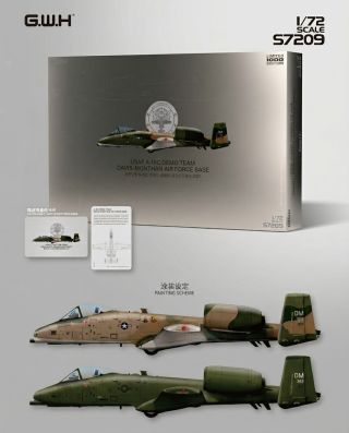 NEW IN STOCK: Limited Editions from Great Wall Hobby – A-10C Thunderbolt II in 1/72 scale! S7209 – A-10C USAF Demo Team,...