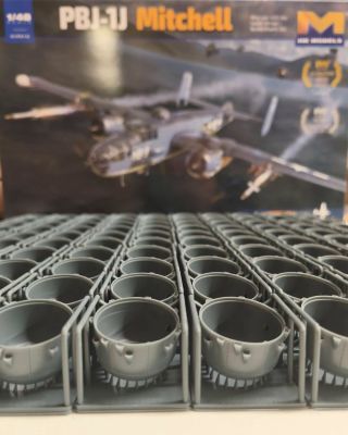 1/48 Cowlings - a pair per set for your Mitchells mady by ASK...