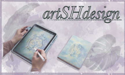 Autorské digitální originály vytvořené ve studiu artSHdesign.