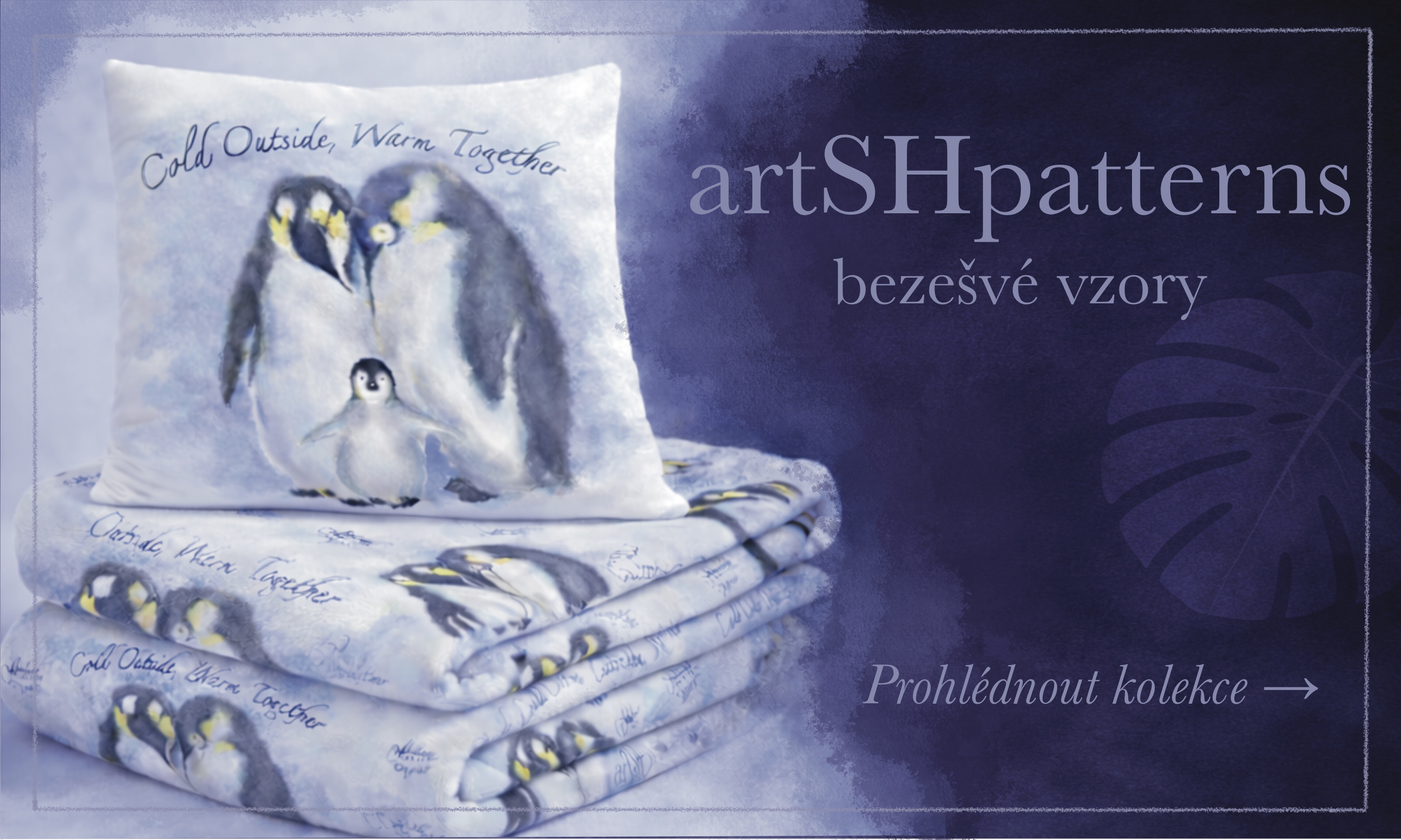 Digitální bezešvé patterny a opakovatelné motivy od artSHpatterns