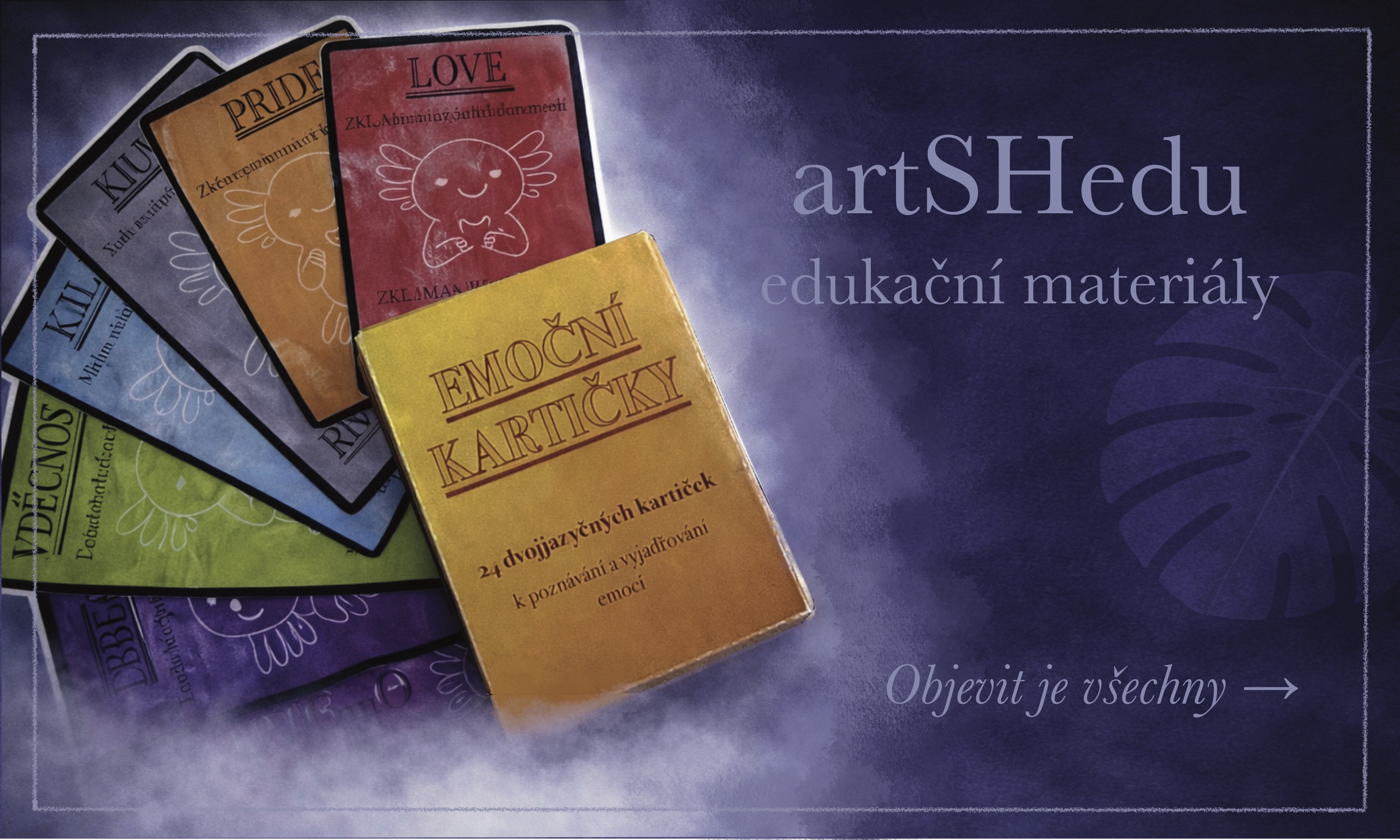 Výukové pomůcky a edukační ilustrace z kolekce artSHedu.