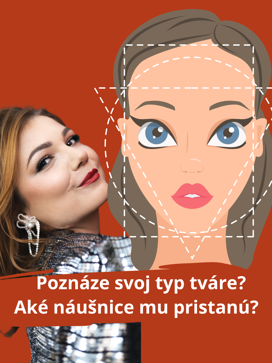 Náušnice podľa typu tváre