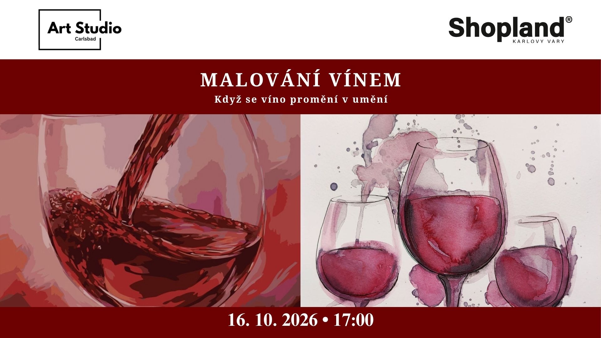 Malování vínem – zážitkový workshop
