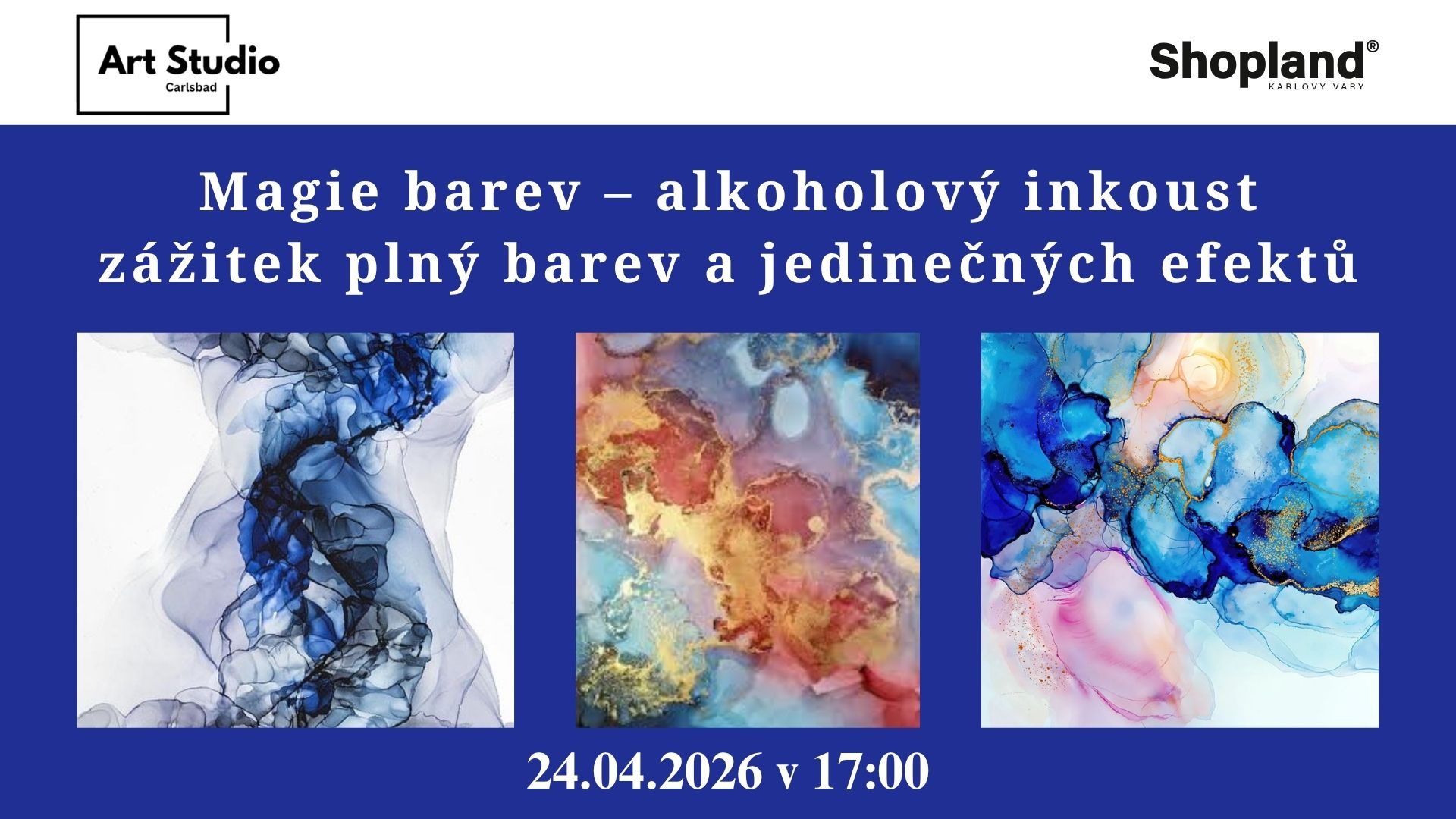 Alkoholový inkoust: magie barev a abstrakce