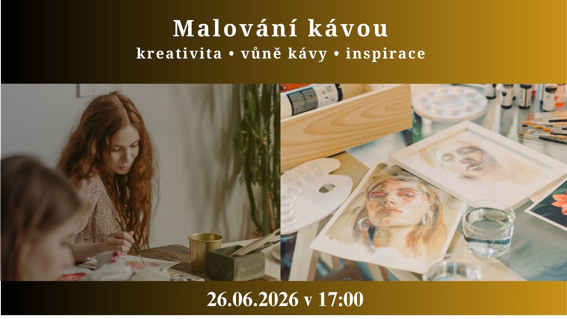 Malování kávou