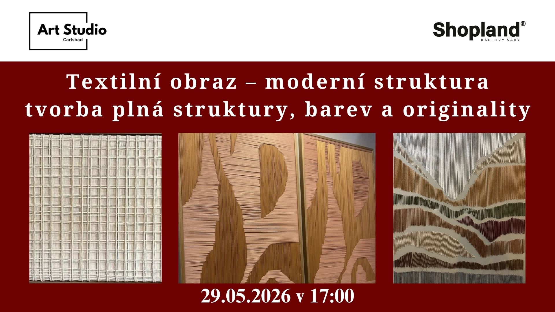 Textilní obraz – moderní struktura, barvy a originalita
