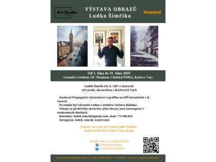 VÝSTAVA OBRAZŮ Ludka Šimčíka A4