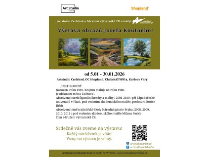 VÝSTAVA OBRAZŮ Josef Koutny A4
