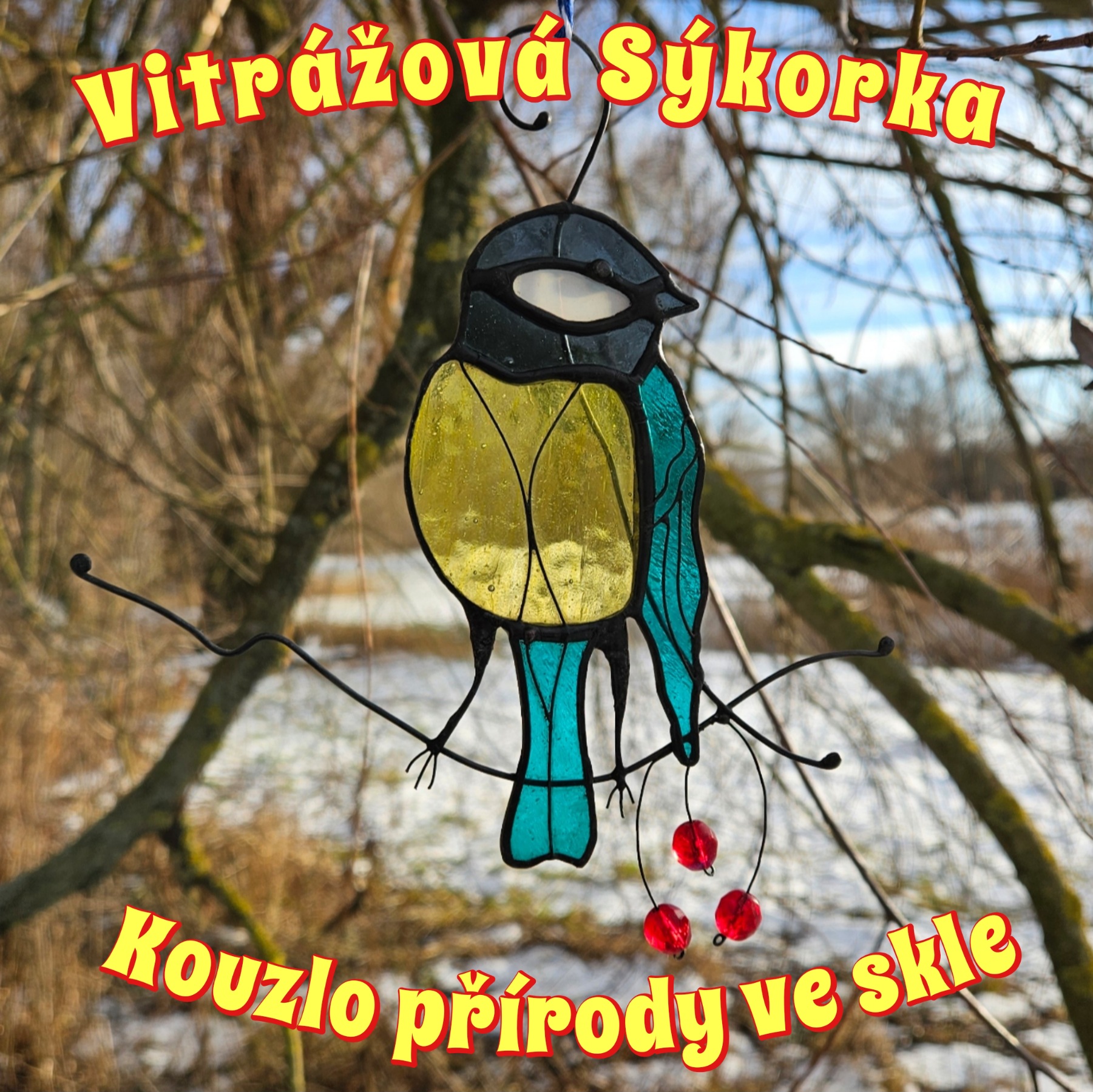 Vitrážová Sýkorka