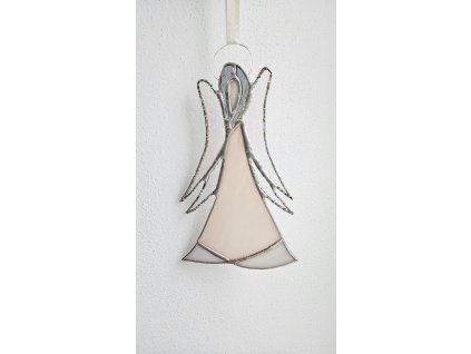 Sada tří vitrážových andělů – harmonie, ochrana a svoboda