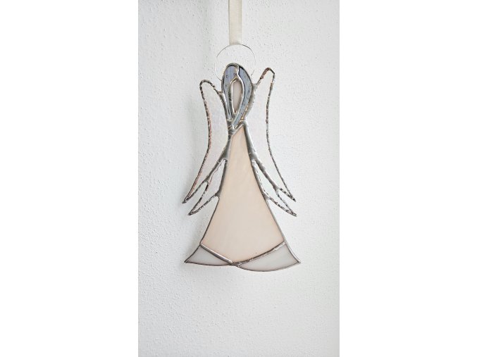 Sada tří vitrážových andělů – harmonie, ochrana a svoboda