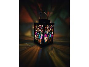 barevny skleneny lampas rucni prace