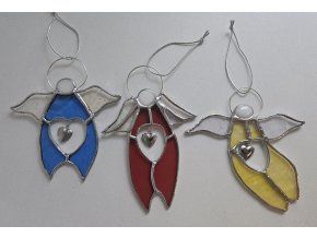 symbol nadeje a ochrany sada andelu tiffany