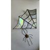 pavouci elegance sklenena vitraz sit s pavoukem