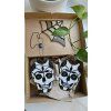 vitraz sugar skull mexicka lebka tiffany art