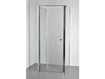ARTTEC Sprchový kout nástěnný jednokřídlý MOON B 15 čiré sklo 90 - 95 x 76,5 - 78 x 195 cm