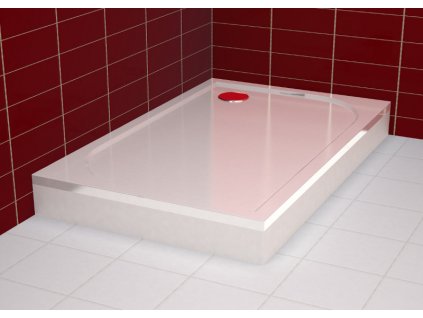 Přední krycí panel pro sprchové vaničky z litého mramoru 100 x 80 cm