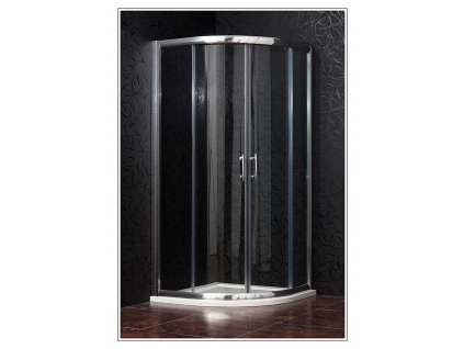 ARTTEC BRILIANT 80 clear NEW - Sprchový kout čtvrtkruhový