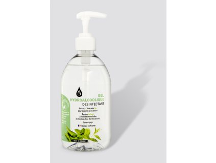 Desinfekční gel na ruce s organickými éterickými oleji a aloe vera 500 ml