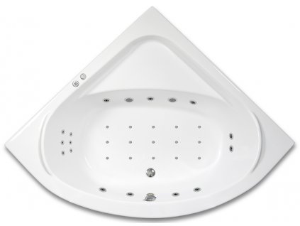 ARTTEC GAIA 2 FLAT 140 x 140 hydromasážní akrylátová vana