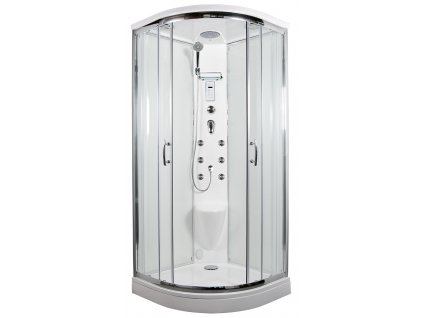 Parní masážní sprchový box model 9 s třícestnou termo baterií