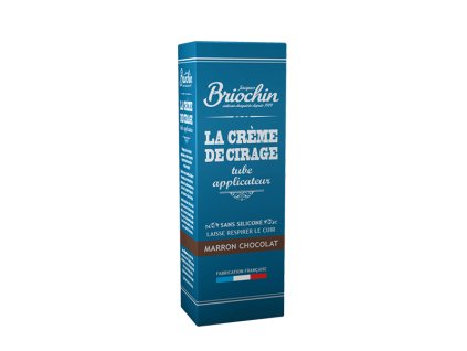 Krém na obuv s aplikátorem - čokoládově hnědý, 75ml