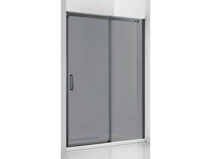 SHADOW posuvné sprchové dveře do niky 120 x 195 cm, šedé sklo