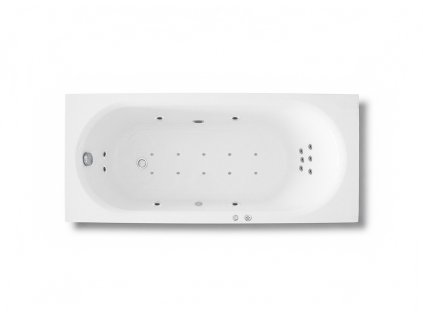 ARTTEC HARMONY FLAT 160 x 70 cm hydromasážní akrylátová vana  Prodloužená záruka