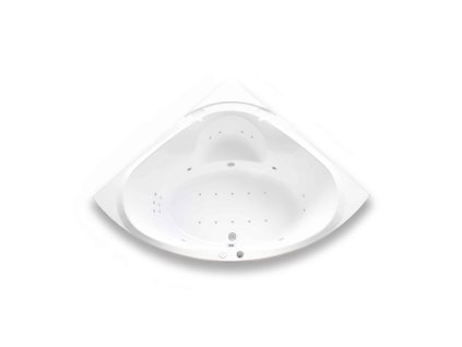 hydromasazni relaxacni vana arttec relax flat 150x150cm bocni trysky