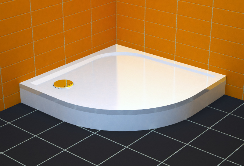 ARTTEC Panel k čtvrtkruhové sprchové vaničce 80 x 80 cm STONE (SOR01574)