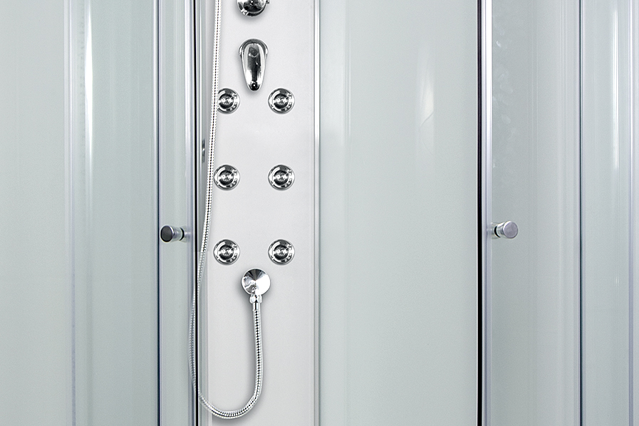 ARTTEC SIRIUS 120 x 90 cm - Masážní sprchový box model 4 čiré sklo levá vanička (PAN01270)