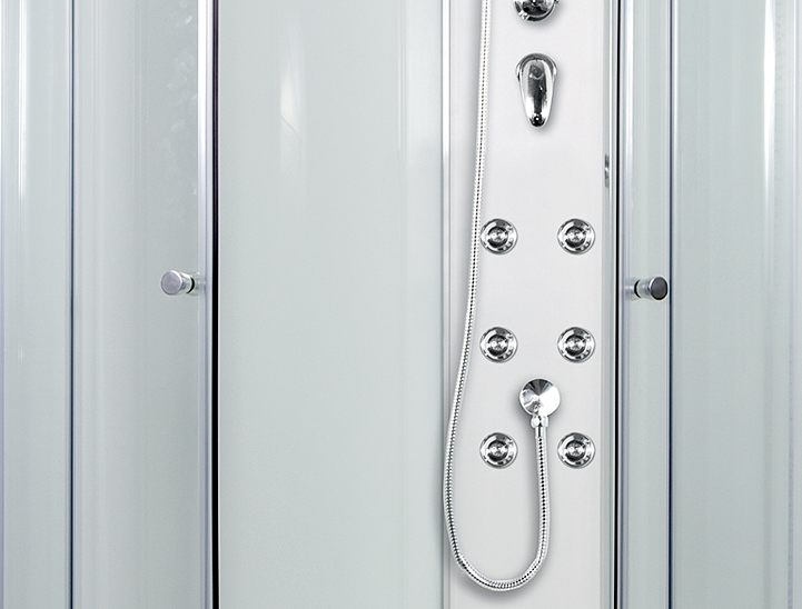 ARTTEC SIRIUS 120 x 90 cm - Masážní sprchový box model 5 čiré sklo pravá vanička (PAN01273)
