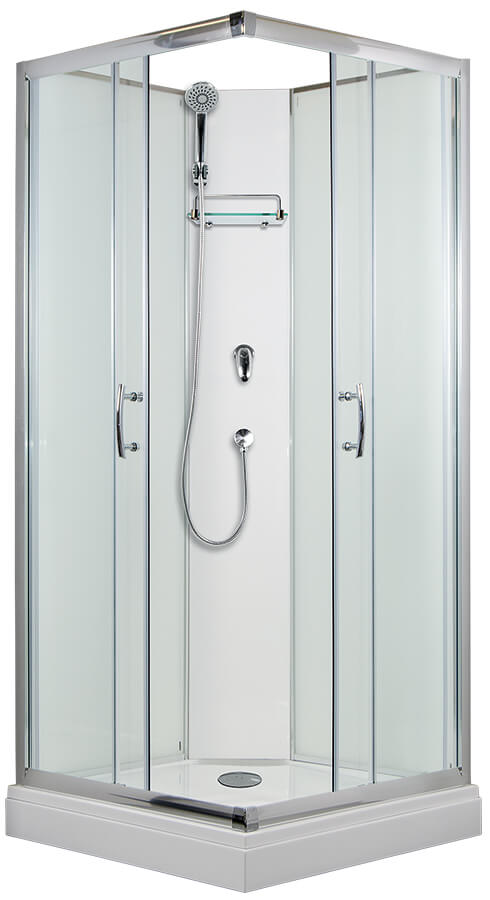 ARTTEC SMARAGD 90 x 90 cm - Sprchový box model 1 čiré sklo