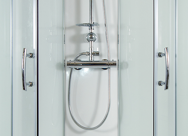 ARTTEC CALYPSO 90 x 90 cm - Termo sprchový box model 6 chinchilla sklo (PAN04432)