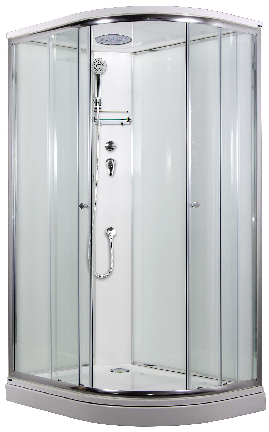 ARTTEC SIRIUS 120 x 90 cm - Sprchový box model 1 Strop čiré sklo levá vanička