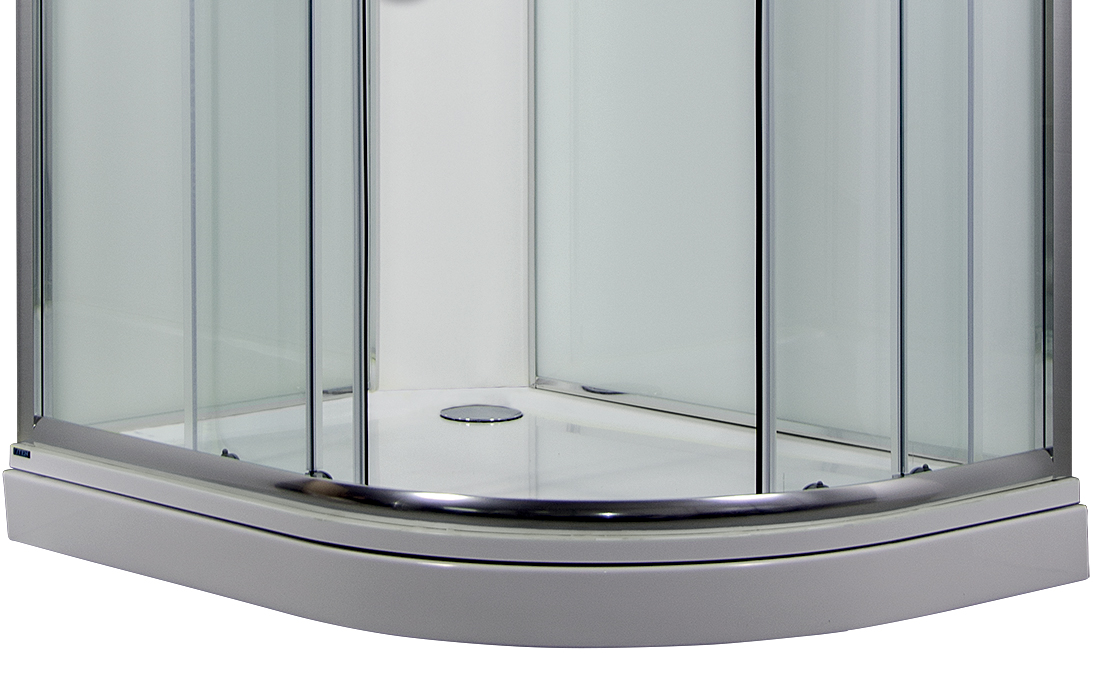 ARTTEC SIRIUS 120 x 90 cm - Sprchový box model 1 chinchilla sklo levá vanička (PAN04550)