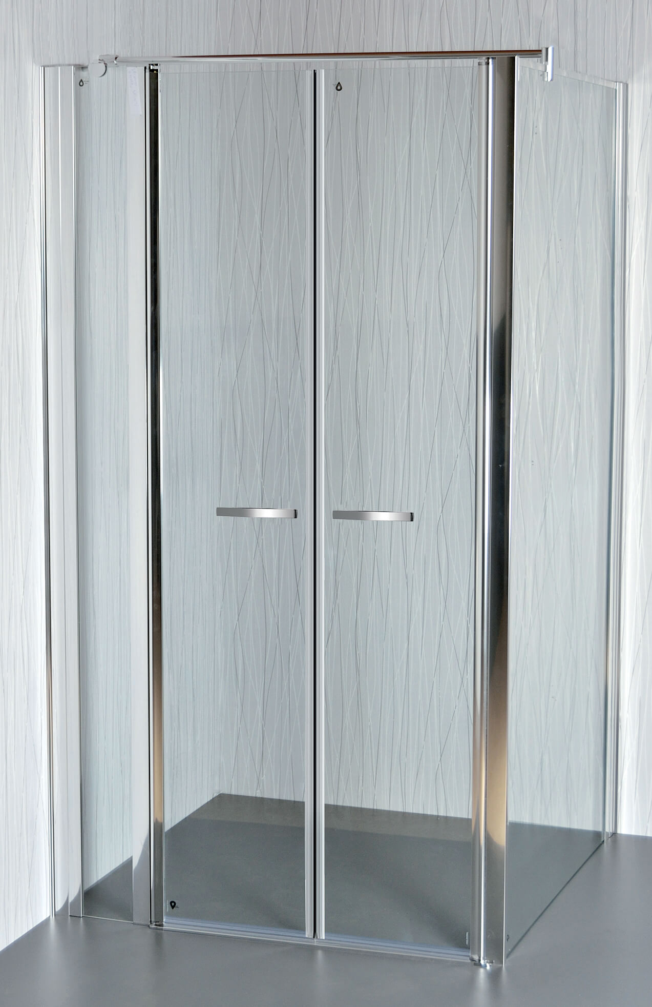 ARTTEC Sprchový kout rohový COMFORT D 1 čiré sklo 87 - 92 x 86,5 - 89 x 195 cm