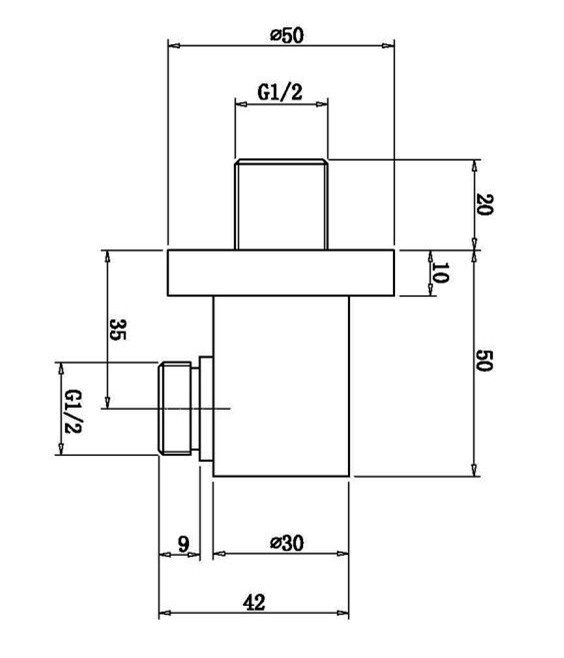 ARTTEC ELEGANCE AC 13 - Vyústění sprchové hadice (SOR01275)