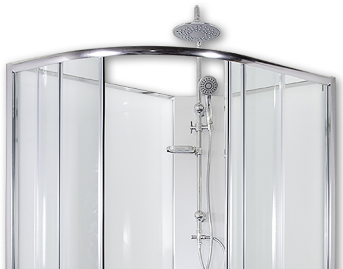 ARTTEC SIRIUS 120 x 90 cm - Sprchový box model 1 čiré sklo + sprchový set pravá vanička (PAN04569)