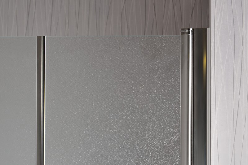 ARTTEC Dvoukřídlé sprchové dveře do niky SALOON 75 - 80 cm grape sklo (PAN00963)