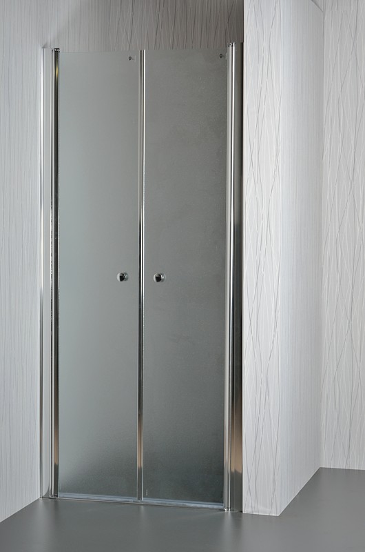 ARTTEC Dvoukřídlé sprchové dveře do niky SALOON 100 - 105 cm grape sklo (PAN04600)