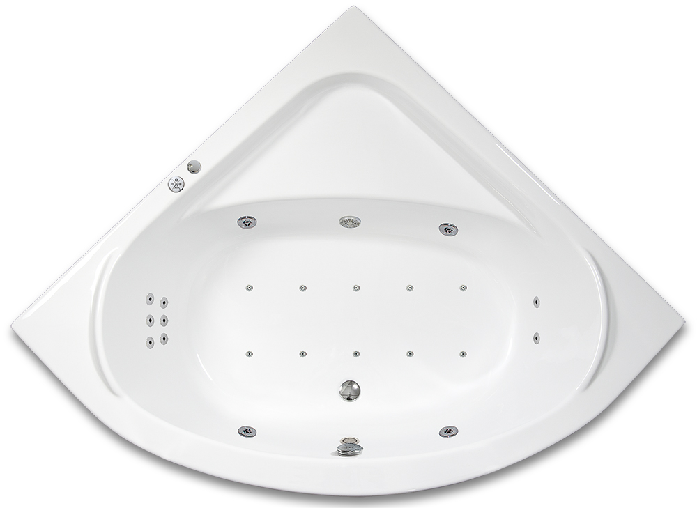 ARTTEC GAIA 2 LUXUS 140 x 140 cm Hydromasážní akrylátová vana PAN04364