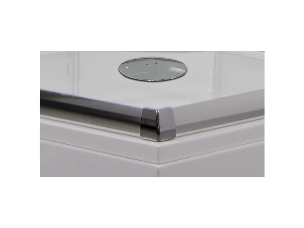 ARTTEC SMARAGD 90 x 90 cm - Sprchový box model 1 grape sklo (PAN04605)