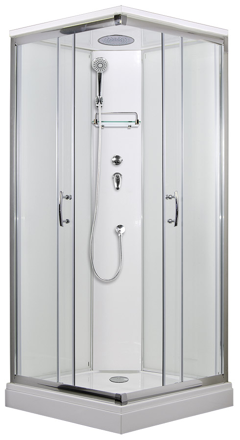 ARTTEC SMARAGD 90 x 90 cm - Sprchový box model 1 Strop grape sklo