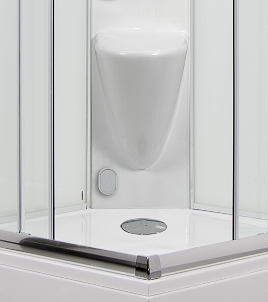 ARTTEC SMARAGD 90 x 90 cm - Parní masážní sprchový box model 9 grape sklo (PAN04637)