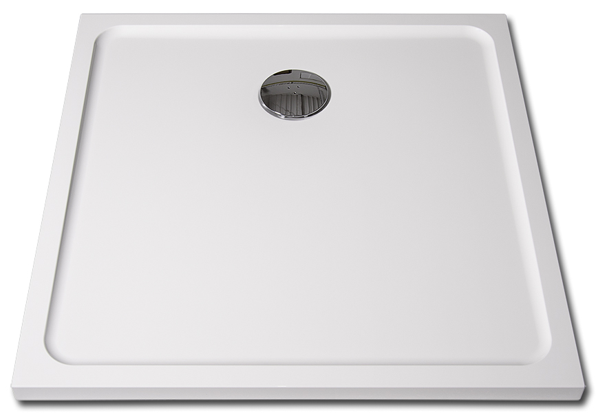 ARTTEC Sprchový kout nástěnný COMFORT B 17 grape sklo 80 x 80 x 198 cm s vaničkou z litého mramoru POLARIS (PAN04547)